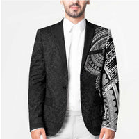 Traditional Polynesian Art Tattoos Blazer Black Color - Polynesian Pride