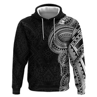 Traditional Polynesian Art Tattoos Hoodie Black Color - Polynesian Pride