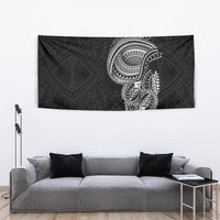 Traditional Polynesian Art Tattoos Tapestry Black Color - Polynesian Pride