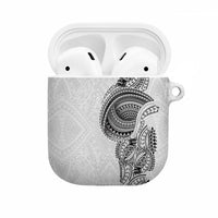 Traditional Polynesian Art Tattoos AirPods Case White Color - Polynesian Pride