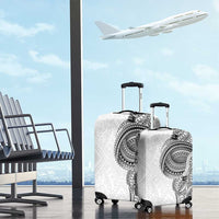 Traditional Polynesian Art Tattoos Luggage Cover White Color - Polynesian Pride
