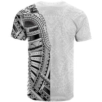 Traditional Polynesian Art Tattoos T Shirt White Color - Polynesian Pride