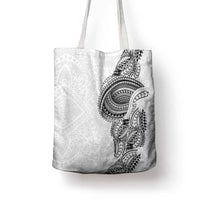 Traditional Polynesian Art Tattoos Tote Bag White Color - Polynesian Pride