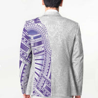 Traditional Polynesian Art Tattoos Blazer Purple Color - Polynesian Pride