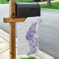 Traditional Polynesian Art Tattoos Garden Flag Purple Color - Polynesian Pride