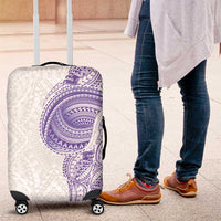 Traditional Polynesian Art Tattoos Luggage Cover Purple Color - Polynesian Pride