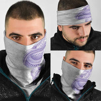 Traditional Polynesian Art Tattoos Neck Gaiter Purple Color - Polynesian Pride