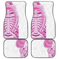 Traditional Polynesian Art Tattoos Car Mats Pink Color - Polynesian Pride