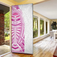 Traditional Polynesian Art Tattoos Door Cover Pink Color - Polynesian Pride