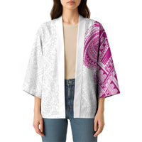Traditional Polynesian Art Tattoos Kimono Pink Color - Polynesian Pride