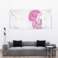 Traditional Polynesian Art Tattoos Tapestry Pink Color - Polynesian Pride