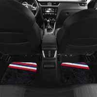 Honolulu Running Race Car Mats Hawaii Marathon Kakau Art with Hibiscus and National Flag Style