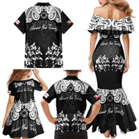 Aotearoa Waitangi Day - Toitu Te Tiriti Family Matching Mermaid Dress and Hawaiian Shirt New Zealand Honour the Treaty LT03 - Polynesian Pride