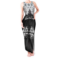 Aotearoa Waitangi Day - Toitu Te Tiriti Tank Maxi Dress New Zealand Honour the Treaty LT03 Women Black - Polynesian Pride