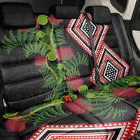 Aotearoa Tukutuku Motif Back Car Seat Cover Pohutukawa and Fern Leaves