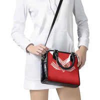 Tonga Rugby Shoulder Handbag Ngatu Motifs and Pacific Patterns