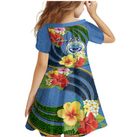 Micronesia Constitution Day Family Matching Mermaid Dress and Hawaiian Shirt Hibiscus and Tapa Tribal Pattern LT03 - Polynesian Pride