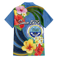 Micronesia Constitution Day Family Matching Puletasi and Hawaiian Shirt Hibiscus and Tapa Tribal Pattern LT03 - Polynesian Pride