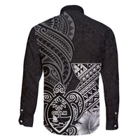 Guam Latte Stone Chamorro Culture Family Matching Short Sleeve Bodycon Dress and Hawaiian Shirt Tapa Pattern