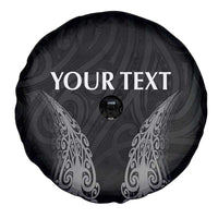New Zealand Netball Spare Tire Cover Koru and Maori Tattoo Jersey