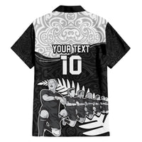 Custom New Zealand World Cup 2023 Family Matching Puletasi Dress and Hawaiian Shirt Aotearoa Haka Rugby with Silver Fern Maori Ethnic Pattern LT03 - Polynesian Pride
