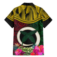 Vanuatu 44th Anniversary Independence Day Family Matching Mermaid Dress and Hawaiian Shirt Boars Tusk and Namele Plant LT03 - Polynesian Pride
