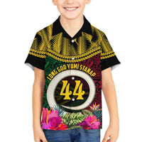 Vanuatu 44th Anniversary Independence Day Hawaiian Shirt Boars Tusk and Namele Plant LT03 - Polynesian Pride