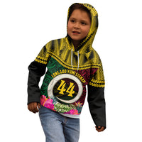 Vanuatu 44th Anniversary Independence Day Kid Hoodie Boars Tusk and Namele Plant LT03