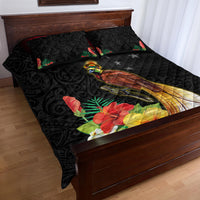 Papua New Guinea Independence Day Quilt Bed Set PNG Flag and Bird-of-Paradise