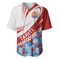 Personalized Tahiti Surfing 2026 Baseball Jersey Marquesan Tattoo-Sporty Style LT03 Multicolor - Polynesian Pride