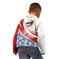 Personalized Tahiti Surfing 2026 Kid Hoodie Marquesan Tattoo-Sporty Style LT03 - Polynesian Pride