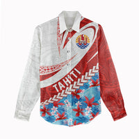 Personalized Tahiti Surfing 2026 Women Casual Shirt Marquesan Tattoo-Sporty Style LT03 - Polynesian Pride