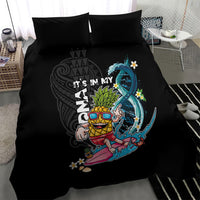 Hawaii Pineapple Surfing Bedding Set It's in My DNA - Kakau and Polynesian Pattern LT03 - Polynesian Pride