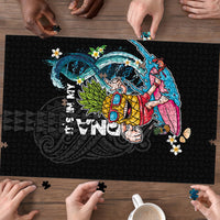 Hawaii Pineapple Surfing Puzzle It's in My DNA - Kakau and Polynesian Pattern LT03 - Polynesian Pride