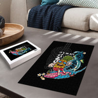 Hawaii Pineapple Surfing Puzzle It's in My DNA - Kakau and Polynesian Pattern LT03 - Polynesian Pride