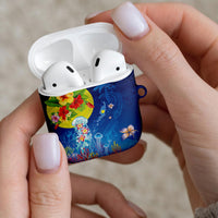 Palau AirPods Case Jellyfish with Coral Reefs Ocean Vibe and Tapa Pattern LT03 - Polynesian Pride