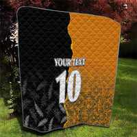 Custom New Zealand and Australia Rugby Championship 2024 Quilt Maori Warrior and Kangaroo Mascot with Fern Aboriginal LT03 - Polynesian Pride