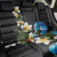 Hawaiian Plumeria and Turtle Back Car Seat Cover with Polynesian Tribal Art Pattern Vintage Vibes