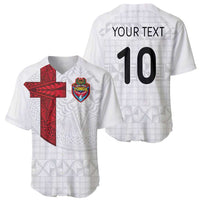 Custom Tonga Ngatu Art Rugby Mate Ma'a Baseball Jersey - Polynesian Pride