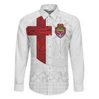 Custom Tonga Ngatu Art Rugby Mate Ma'a Family Matching Off Shoulder Maxi Dress and Hawaiian Shirt - Polynesian Pride