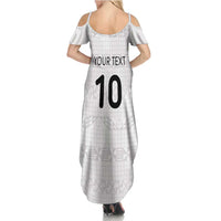 Custom Tonga Ngatu Art Rugby Mate Ma'a Family Matching Summer Maxi Dress and Hawaiian Shirt - Polynesian Pride