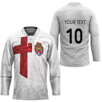 Custom Tonga Ngatu Art Rugby Mate Ma'a Hockey Jersey - Polynesian Pride