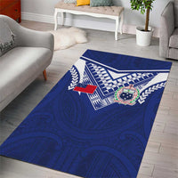 Samoa Rugby Area Rug Pacific Motifs - Polynesian Pride