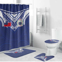 Samoa Rugby Bathroom Set Pacific Motifs - Polynesian Pride