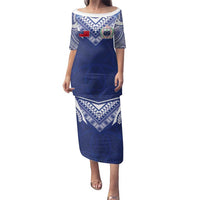 Custom Samoa Rugby Family Matching Puletasi and Hawaiian Shirt Pacific Motifs - Polynesian Pride