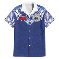 Custom Samoa Rugby Family Matching Tank Maxi Dress and Hawaiian Shirt Pacific Motifs - Polynesian Pride