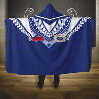 Samoa Rugby Hooded Blanket Pacific Motifs - Polynesian Pride
