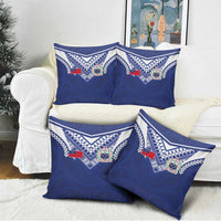 Samoa Rugby Pillow Cover Pacific Motifs - Polynesian Pride