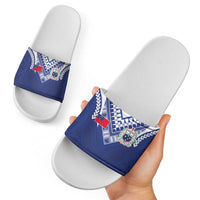 Samoa Rugby Slide Sandals Pacific Motifs - Polynesian Pride