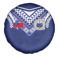 Samoa Rugby Spare Tire Cover Pacific Motifs - Polynesian Pride